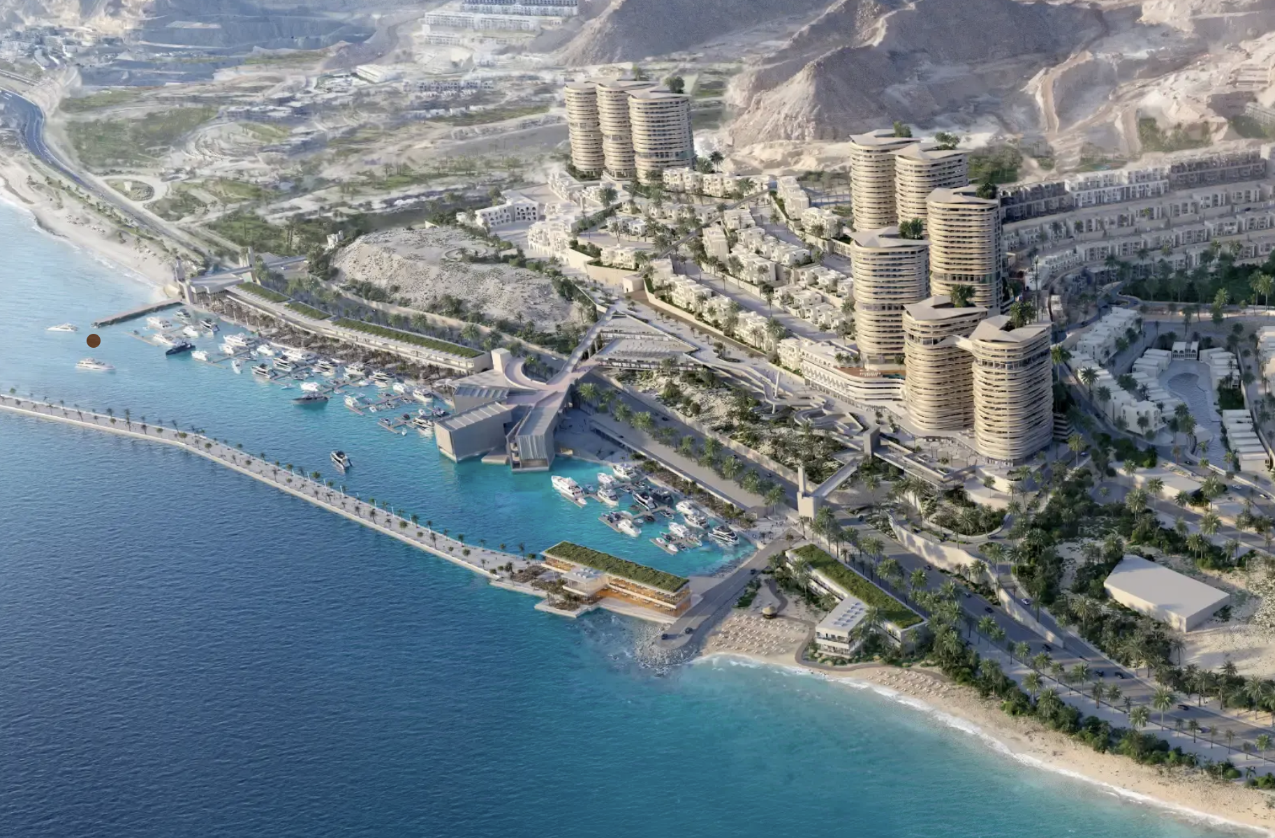 Il Monte Galala aerial